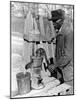 Old African American Sharecropper Dave Alexander Using Water Pump to Draw Water-Alfred Eisenstaedt-Mounted Photographic Print