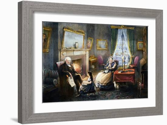 Old Age, 1868-Currier & Ives-Framed Giclee Print