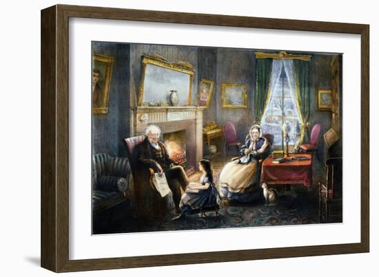 Old Age, 1868-Currier & Ives-Framed Giclee Print