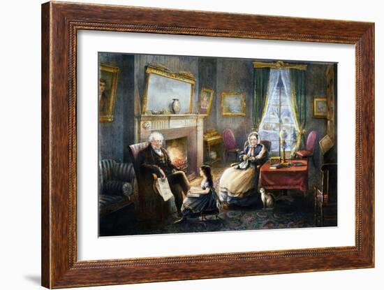 Old Age, 1868-Currier & Ives-Framed Giclee Print