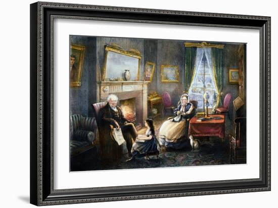 Old Age, 1868-Currier & Ives-Framed Giclee Print