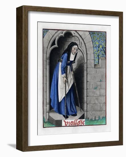 Old Age, C1480-Henry Shaw-Framed Giclee Print