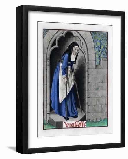 Old Age, C1480-Henry Shaw-Framed Giclee Print