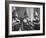 Old Age Essay: Seniors under Dryers in Hair Salon-Alfred Eisenstaedt-Framed Photographic Print