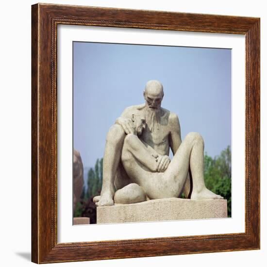 Old Age-Gustav Vigeland-Framed Giclee Print