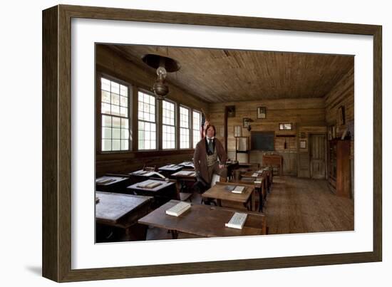 Old Alabama Town Classroom-Carol Highsmith-Framed Art Print
