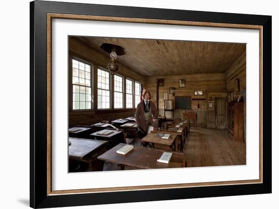 Old Alabama Town Classroom-Carol Highsmith-Framed Art Print