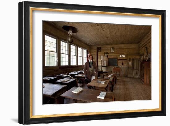 Old Alabama Town Classroom-Carol Highsmith-Framed Art Print