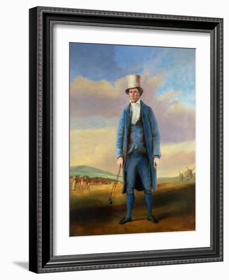 'Old Alick', Alick Brotherton (1756-1840) the Holemaker of Royal Blackheath Golf Club, C.1835-R.S.E Gallen-Framed Giclee Print