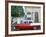 Old American Car Parked on Street Beneath Fruit Tree, Cienfuegos, Cuba, Central America-Lee Frost-Framed Photographic Print