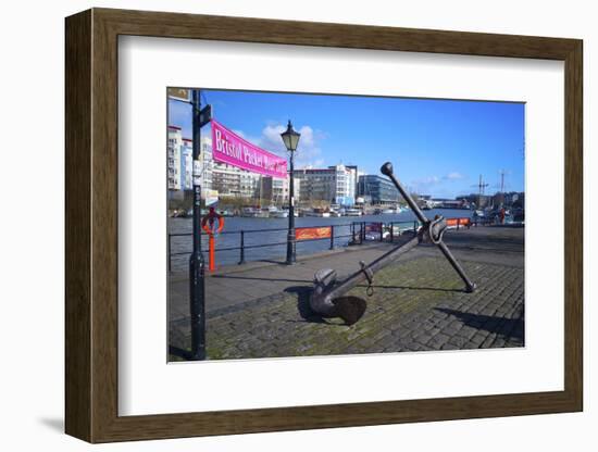 Old Anchor on Bristol Harbour, Bristol, England, United Kingdom, Europe-Rob Cousins-Framed Photographic Print