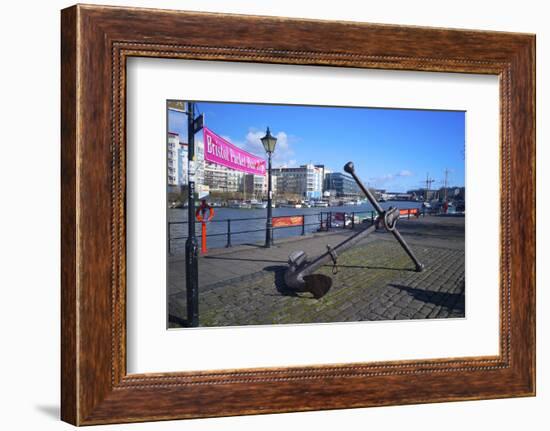 Old Anchor on Bristol Harbour, Bristol, England, United Kingdom, Europe-Rob Cousins-Framed Photographic Print