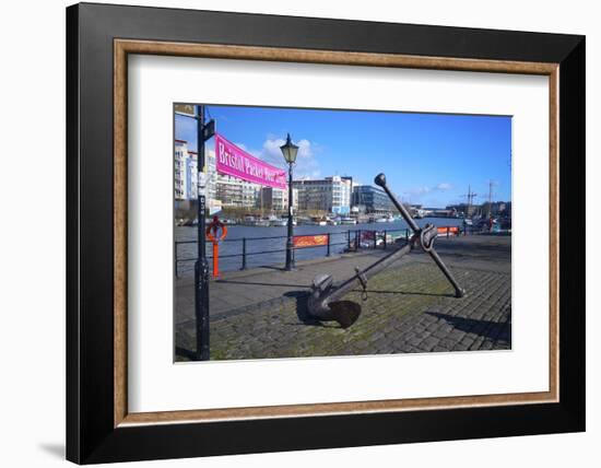 Old Anchor on Bristol Harbour, Bristol, England, United Kingdom, Europe-Rob Cousins-Framed Photographic Print