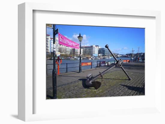 Old Anchor on Bristol Harbour, Bristol, England, United Kingdom, Europe-Rob Cousins-Framed Photographic Print