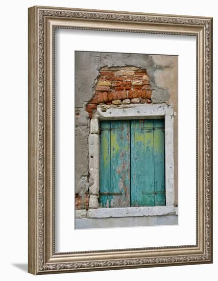 Old and Colorful Doorways and Windows in Venice, Italy-Darrell Gulin-Framed Photographic Print