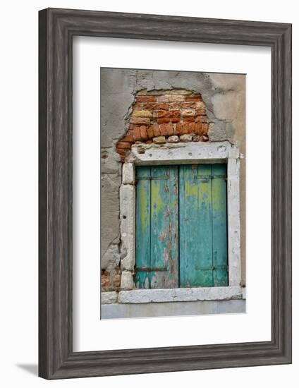 Old and Colorful Doorways and Windows in Venice, Italy-Darrell Gulin-Framed Photographic Print