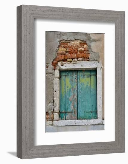 Old and Colorful Doorways and Windows in Venice, Italy-Darrell Gulin-Framed Photographic Print