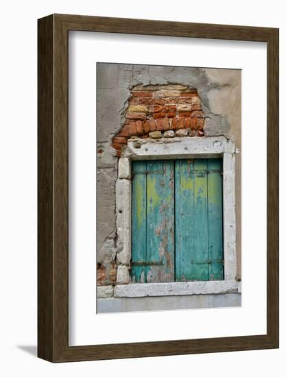 Old and Colorful Doorways and Windows in Venice, Italy-Darrell Gulin-Framed Photographic Print