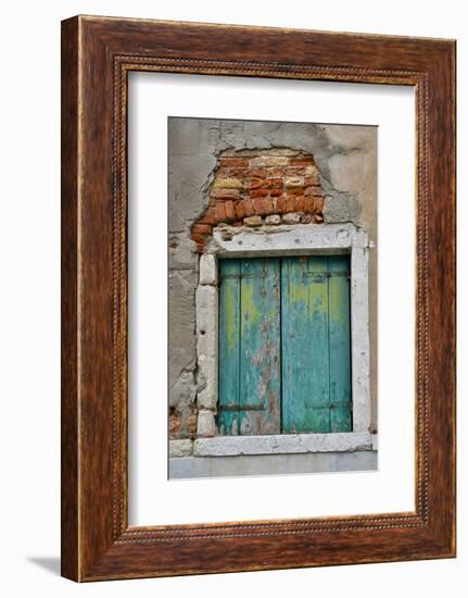 Old and Colorful Doorways and Windows in Venice, Italy-Darrell Gulin-Framed Photographic Print