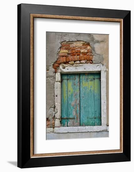 Old and Colorful Doorways and Windows in Venice, Italy-Darrell Gulin-Framed Photographic Print