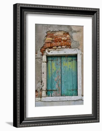 Old and Colorful Doorways and Windows in Venice, Italy-Darrell Gulin-Framed Photographic Print