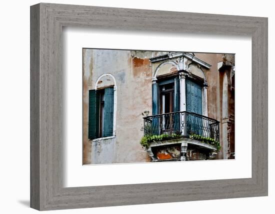 Old and Colorful Doorways and Windows in Venice, Italy-Darrell Gulin-Framed Photographic Print