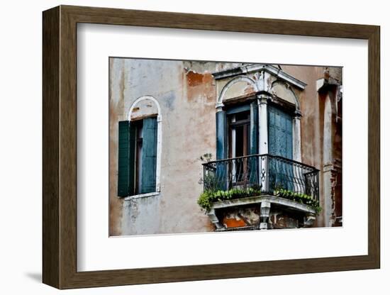 Old and Colorful Doorways and Windows in Venice, Italy-Darrell Gulin-Framed Photographic Print