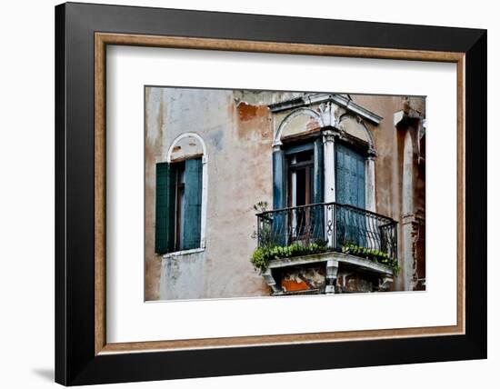 Old and Colorful Doorways and Windows in Venice, Italy-Darrell Gulin-Framed Photographic Print