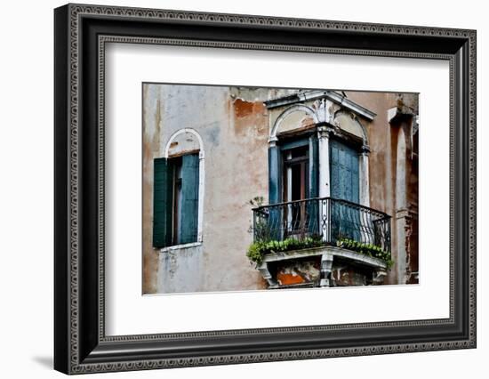 Old and Colorful Doorways and Windows in Venice, Italy-Darrell Gulin-Framed Photographic Print