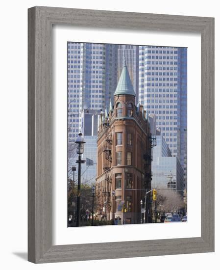 Old and New Buildings in the Downtown Financial District, Toronto, Ontario, Canada, North America-Anthony Waltham-Framed Photographic Print