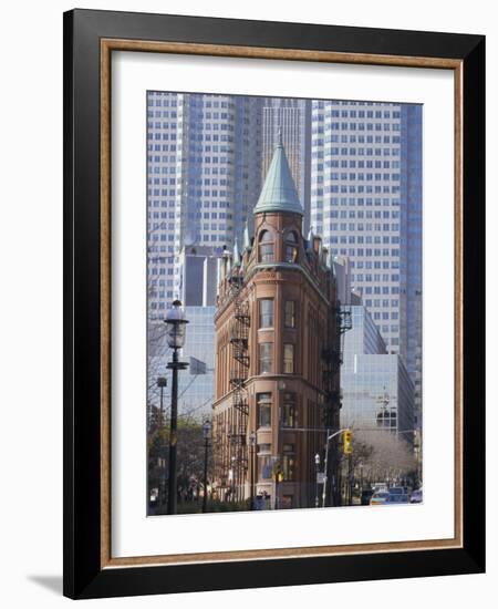 Old and New Buildings in the Downtown Financial District, Toronto, Ontario, Canada, North America-Anthony Waltham-Framed Photographic Print