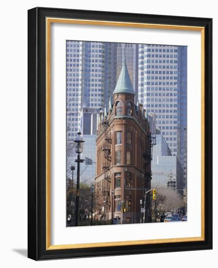 Old and New Buildings in the Downtown Financial District, Toronto, Ontario, Canada, North America-Anthony Waltham-Framed Photographic Print