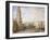 Old and New London Bridges Looking South, London, 1831-George Scharf-Framed Giclee Print