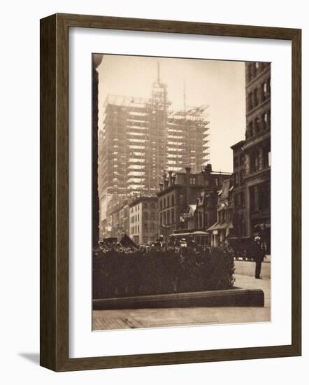Old and New New York, 1910-Alfred Stieglitz-Framed Art Print