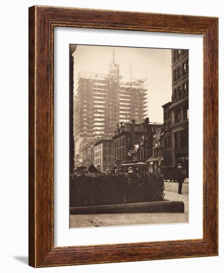 Old and New New York, 1910-Alfred Stieglitz-Framed Art Print