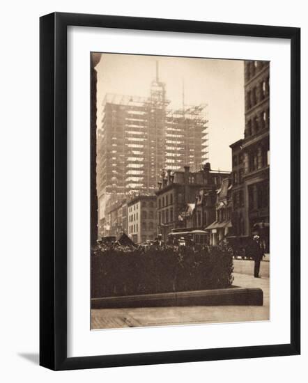 Old and New New York, 1910-Alfred Stieglitz-Framed Art Print