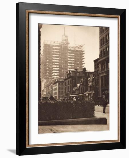 Old and New New York, 1910-Alfred Stieglitz-Framed Art Print