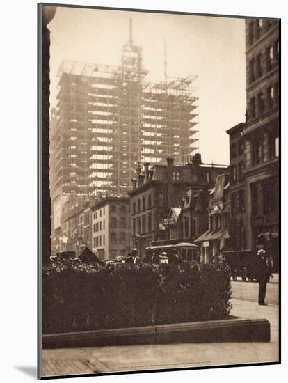Old and New New York, 1910-Alfred Stieglitz-Mounted Art Print
