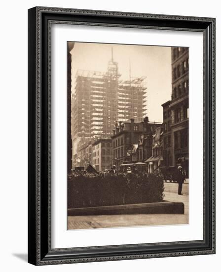 Old and New New York, 1910-Alfred Stieglitz-Framed Art Print