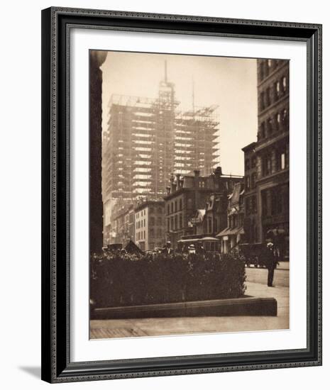 Old and New New York, 1910-Alfred Stieglitz-Framed Art Print