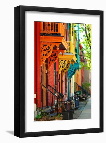 Old Architecture In Montreal-null-Framed Art Print