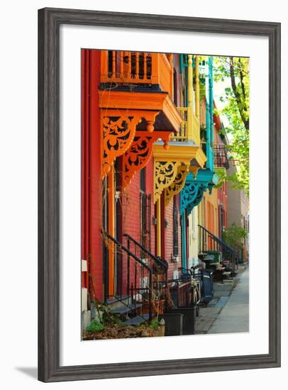 Old Architecture in Montreal-Brian Burton Arsenault-Framed Photographic Print