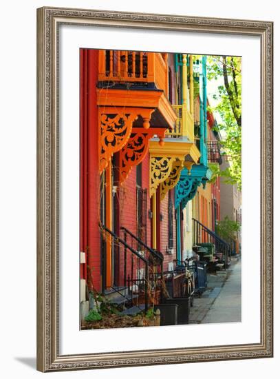 Old Architecture in Montreal-Brian Burton Arsenault-Framed Photographic Print