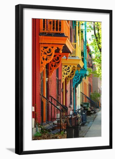 Old Architecture in Montreal-Brian Burton Arsenault-Framed Photographic Print