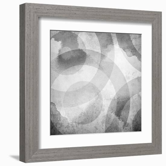 Old Background With Circle Pattern-Eky Studio-Framed Art Print