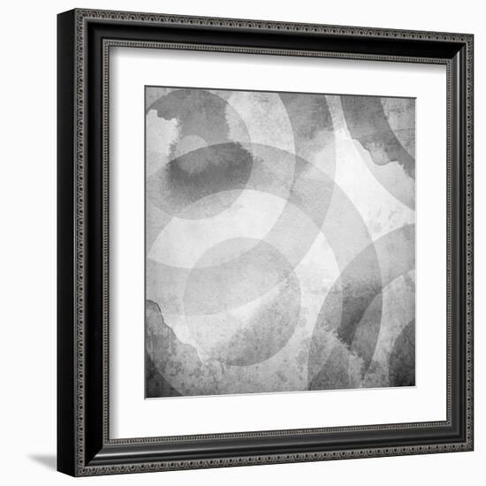 Old Background With Circle Pattern-Eky Studio-Framed Art Print