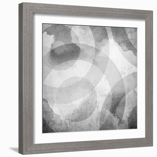 Old Background With Circle Pattern-Eky Studio-Framed Art Print