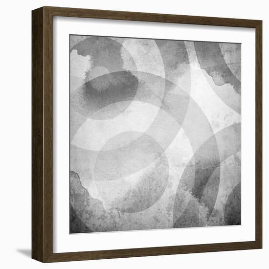 Old Background With Circle Pattern-Eky Studio-Framed Art Print