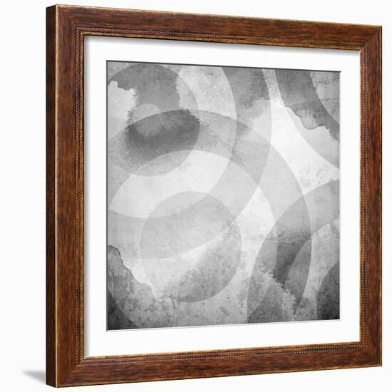 Old Background With Circle Pattern-Eky Studio-Framed Art Print