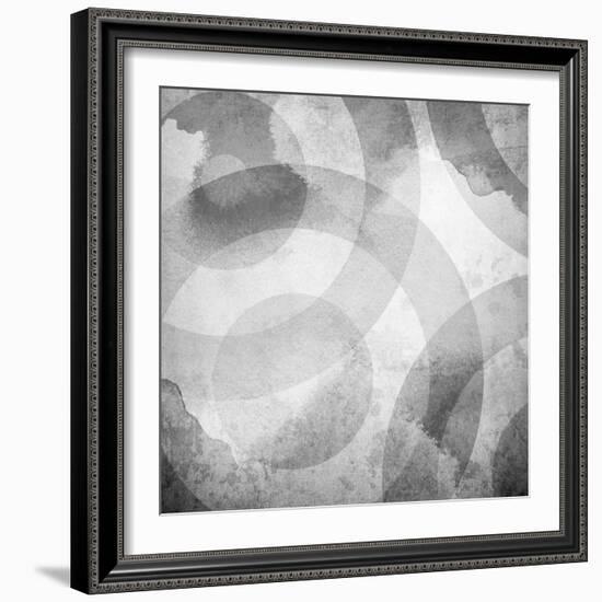Old Background With Circle Pattern-Eky Studio-Framed Art Print